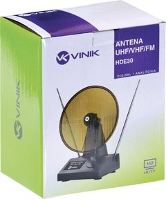 ANTENA DIGITAL COM PARÁBOLA PARA TV - VHF UHF FM DIGITAL/ANALÓGICA