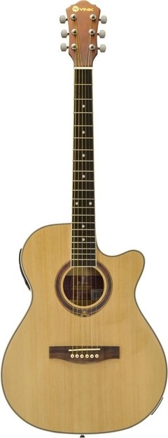 VIOLÃO ELETROACÚSTICO CUTAWAY URBAN AÇO NATURAL COM AFINADOR EQUALIZADOR E TENSOR VCW40EA - comprar online