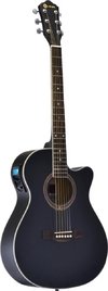 VIOLÃO AÇO ELÉTRICO CUTAWAY PT C/ AFINADOR EQUALIZADOR E TENSOR URBAN - VCW40EA