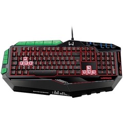 TECLADO GAMER WARRIOR USB 7 CORES DE ILUMINAÇÃO LED TC199 - MULTILASER na internet