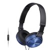 FONE DE OUVIDO HEADPHONE DOBRÁVEL AZUL - MDR-ZX310AP/L - SONY