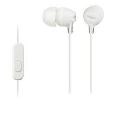 FONE DE OUVIDO INTRA-AURICULAR COM MICROFONE BRANCO MDR-EX15AP/W - SONY