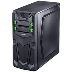 GABINETE MIDTOWER VX GAMING BLAZING V2 PRETO COM JANELA ACRÍLICA - VINIK na internet