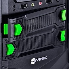 GABINETE MIDTOWER VX GAMING BLAZING V2 PRETO COM JANELA ACRÍLICA - VINIK - comprar online