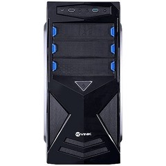 GABINETE MIDTOWER VX GAMING STORM V2 PRETO COM DETALHES EM AZUL - VINIK - comprar online