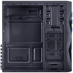 GABINETE MIDTOWER VX GAMING STORM V2 PRETO COM DETALHES EM AZUL - VINIK - loja online