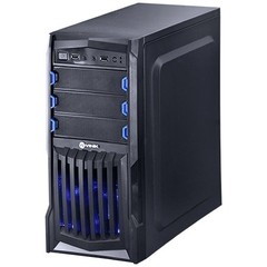 GABINETE MIDTOWER VX GAMING THUNDER V2 PRETO, FAN FRONTAL 120MM LED AZUL, USB 3.0 E JANELA ACRÍLICA - VINIK na internet