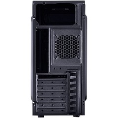 Imagem do GABINETE MIDTOWER VX GAMING THUNDER V2 PRETO FAN FRONTAL 120MM LED BRANCO, USB 3.0 E JANELA ACRÍLICO - VINIK