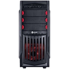 GABINETE MIDTOWER VX GAMING THUNDER V2 PRETO, FAN FRONTAL 120MM LED VM, USB 3.0 E JANELA ACRÍLICA - VINIK - comprar online