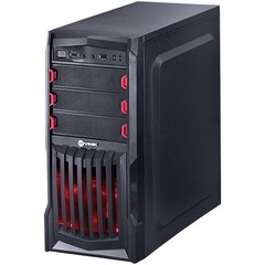 GABINETE MIDTOWER VX GAMING THUNDER V2 PRETO, FAN FRONTAL 120MM LED VM, USB 3.0 E JANELA ACRÍLICA - VINIK na internet