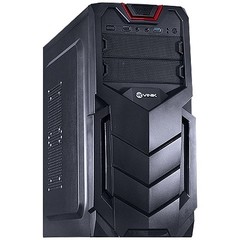 GABINETE MIDTOWER VX GAMING QUAKE V2 PRETO COM FAN FRONTAL DE 120MM E USB 3.0 - VINIK