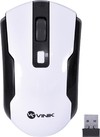 MOUSE ÓPTICO SEM FIO W700 1000 DPI COM NANO RECEPTOR BRANCO/PRETO