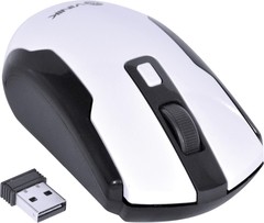 MOUSE ÓPTICO SEM FIO W700 1000 DPI COM NANO RECEPTOR BRANCO/PRETO - comprar online