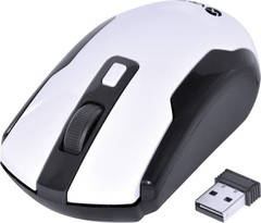 MOUSE ÓPTICO SEM FIO W700 1000 DPI COM NANO RECEPTOR BRANCO/PRETO - loja online