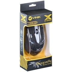 MOUSE ÓPTICO VX GAMING DRAGONFLY 1000 DPI PRETO - VINIK - comprar online