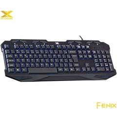 TECLADO VX GAMING FÊNIX ABNT2 107 TECLAS + 8 MULTIMÍDIA COM BACKLIGHT EM 03 CORES - VINIK