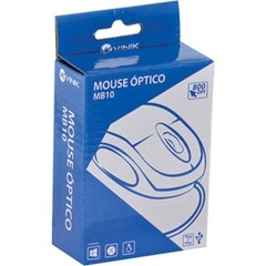 MOUSE OPTICO USB 800 DPI - MB-10 PRETO - VINIK