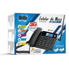 TELEFONE CELULAR RURAL FIXO DE MESA 3G FREQUÊNCIA: 850, 900 ,1800, 1900 E 2100M BDF-11, COM RÁDIO FM - BEDIN SAT - comprar online