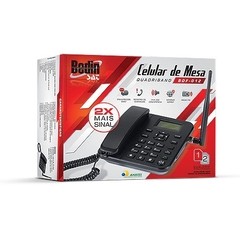 TELEFONE CELULAR RURAL FIXO DE MESA QUADRIBAND 850/900/1800/1900 DUAL CHIP BDF-02, COM RÁDIO FM - BEDIN SAT - comprar online