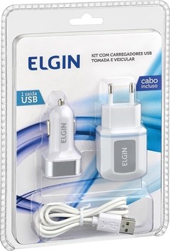 KIT COM CARREGADORES USB+TOMADA+VEICULAR na internet