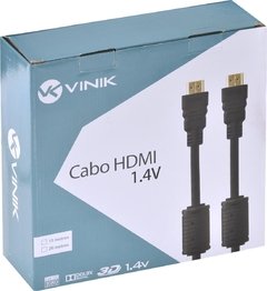 CABO HDMI COM ETHERNET 1.4V 15 METROS 19 PINOS COM FILTRO HC-1415 - Preech Informática - Informática e suas tecnologias