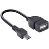 ADAPTADOR USB FÊMEA PARA MICRO USB COM FUNÇÃO OTG