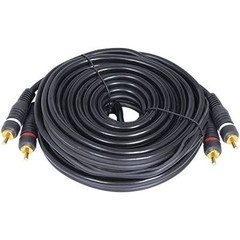 CABO 2 RCA X 2 RCA C/ FIO TERRA E CONECTORES DOURADO USO ÁUDIO PROFISSIONAL 5M - 2RCAT-5 - VINIK na internet