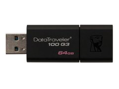 PEN DRIVE USB 3.0 KINGSTON DT100G3/64GB DATATRAVELER 100 64GB GENERATION 3 na internet