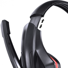 HEADSET GAMER OGMA LINHA VX COM MICROFONE - P2 - PRETO E VERMELHO - VINIK - Preech Informática - Informática e suas tecnologias