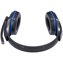 Imagem do HEADSET GAMER OGMA LINHA VX COM MICROFONE - P2 - PRETO E AZUL - VINIK