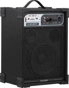 CAIXA AMPLIFICADA CA100 50W ''8'' RMS USB/SD/FM PRETA na internet