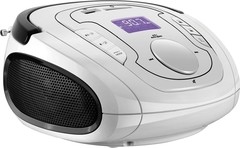 RADIO BOOMBOX FM/USB/SD/BT BLUETOOTH BRANCO E PRETO SP185 - comprar online