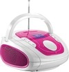 RADIO BOOMBOX FM/USB/SD/BT BLUETOOTH BRANCO E ROSA SP187