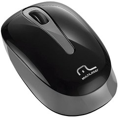 MOUSE SEM FIO 2.4GHZ PARA TABLET E PC 1200 DPI PRETO E CINZA - MO200 - MULTILASER