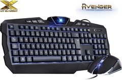 COMBO TECLADO + MOUSE VX GAMING AVENGER - TECLADO COM BACKLIGHT E PADRÃO ABNT2 E MOUSE 1600 DPI