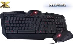 COMBO TECLADO + MOUSE VX GAMING STRIKER - TECLADO PADRÃO ABNT2 E MOUSE 1600 DPI - VE na internet