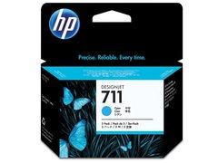 CARTUCHO DE TINTA PLOTTER HP SUPRIMENTOS CZ134A HP 711 CIANO 29 ML (PACK C/ 3 UNIDADES)