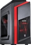 GABINETE MID-TOWER DARK DWARF FAN LED VERMELHO LATERAL EM ACRÍLICO - DWAPTOVM2FCA