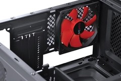 GABINETE MID-TOWER DARK DWARF FAN LED VERMELHO LATERAL EM ACRÍLICO - DWAPTOVM2FCA - Preech Informática - Informática e suas tecnologias