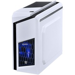 GABINETE MID-TOWER WHITE DWARF FAN LED AZUL COM LATERAL EM ACRÍLICO - DWABCOPT2FCA - PCYES na internet