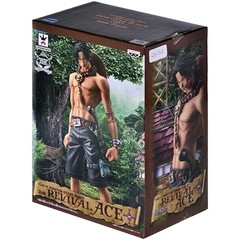 BONECO COLECIONÁVEL ONE PIECE MASTER STARS PIECE REVIVAL ACE - BANDAI BANPRESTO na internet