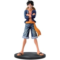 BONECO COLECIONÁVEL ONE PIECE JEANS FREAK VOL.1 LUFFY (AZUL) - BANDAI BANPRESTO