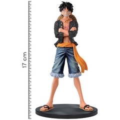 BONECO COLECIONÁVEL ONE PIECE JEANS FREAK VOL.1 LUFFY (PRETO) - BANDAI BANPRESTO - comprar online