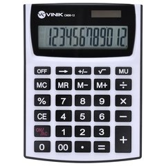 CALCULADORA DE MESA 12 DÍGITOS COM ALIMENTAÇÃO SOLAR OU A PILHA - CM30 BRANCA/CINZA - comprar online