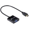 CABO ADAPTADOR/CONVERSOR HDMI MACHO PARA VGA FÊMEA 30CM