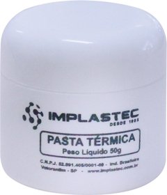 PASTA TÉRMICA POTE COM 50G - IMPLASTEC