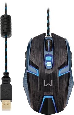 MOUSE GAMER WARRIOR AMBIDESTRO 4000DPI USB MO252 - comprar online