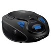 RÁDIO BOOMBOX 6 EM 1 BLUETHOOTH FM/USB/SD/BT/CD 20W PRETO SP223