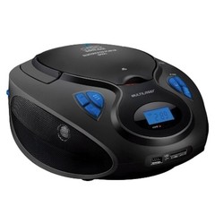 RÁDIO BOOMBOX 6 EM 1 BLUETHOOTH FM/USB/SD/BT/CD 20W PRETO SP223