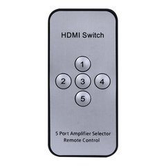 SWITCH HDMI 5 ENTRADAS 1 SAÍDA 1.3V COM SUPORTE 3D E 1080P - SWH5-1 - Preech Informática - Informática e suas tecnologias